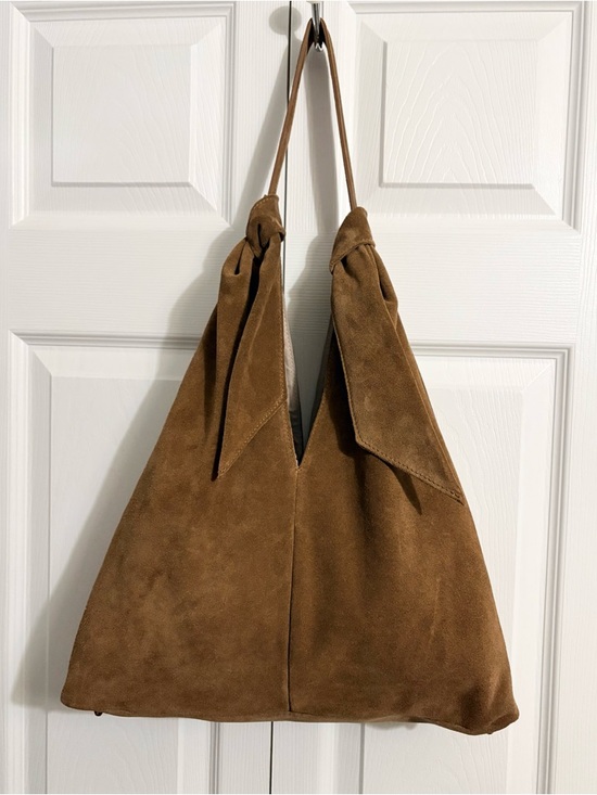 Divina Firenze Handbags - Divina Firenze Italian Suede Hobo Bag